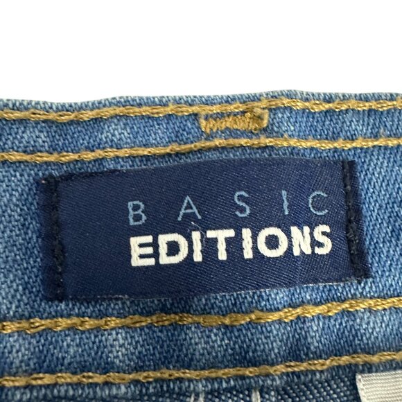 Basic Editions Mens Blue Denim Jeans Size 36X30 Straight Fit - Picture 6 of 10